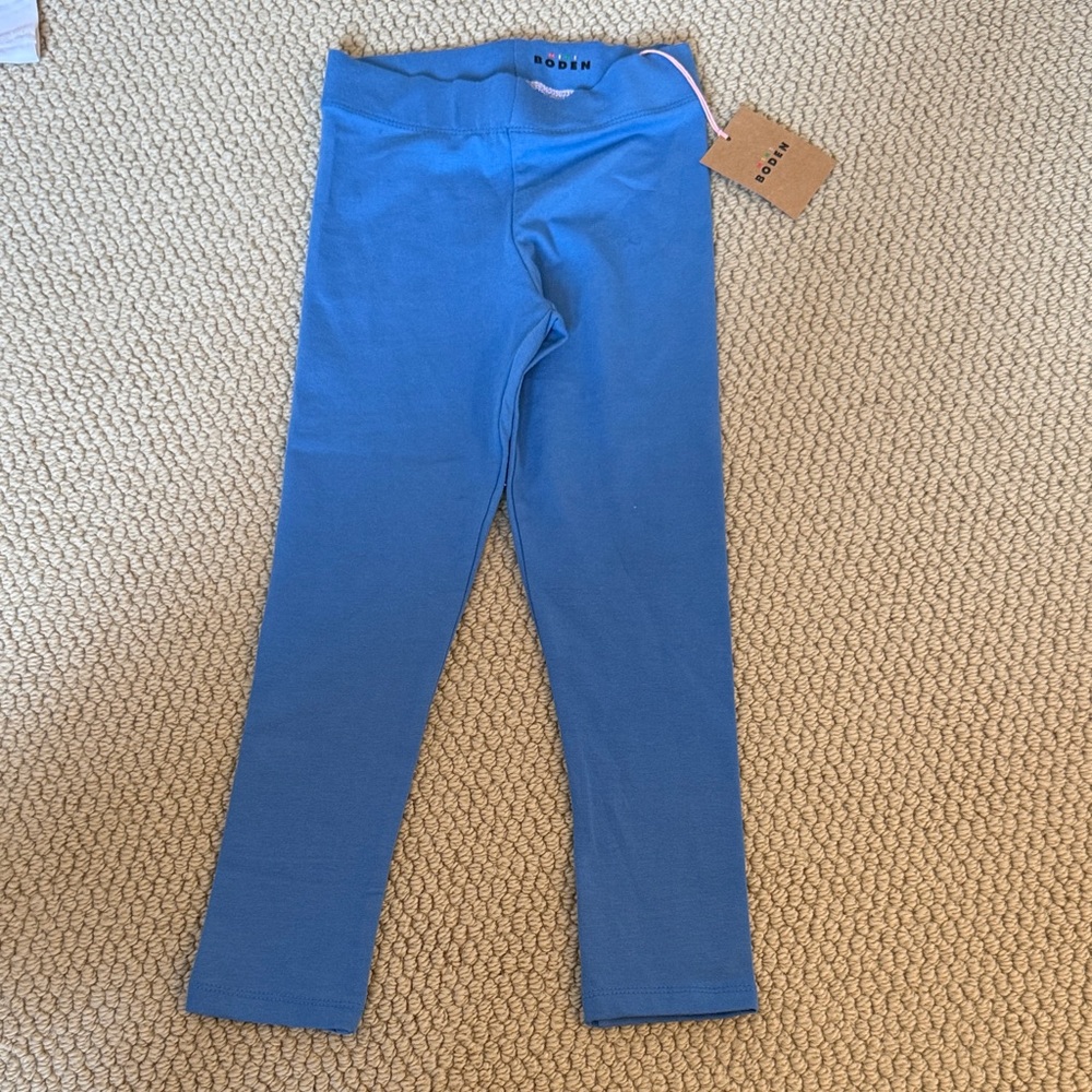 Mini Boden Bright Blue Leggings